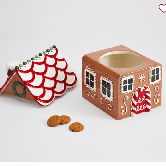 Pottery Barn Christmas Gingerbread Cookie Jar - Picture 9 of 9